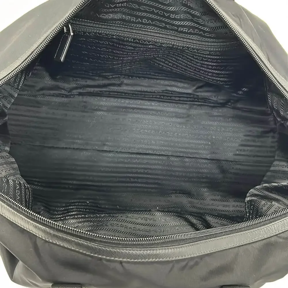 Prada Boston Bag VS0350 Nylon Leather